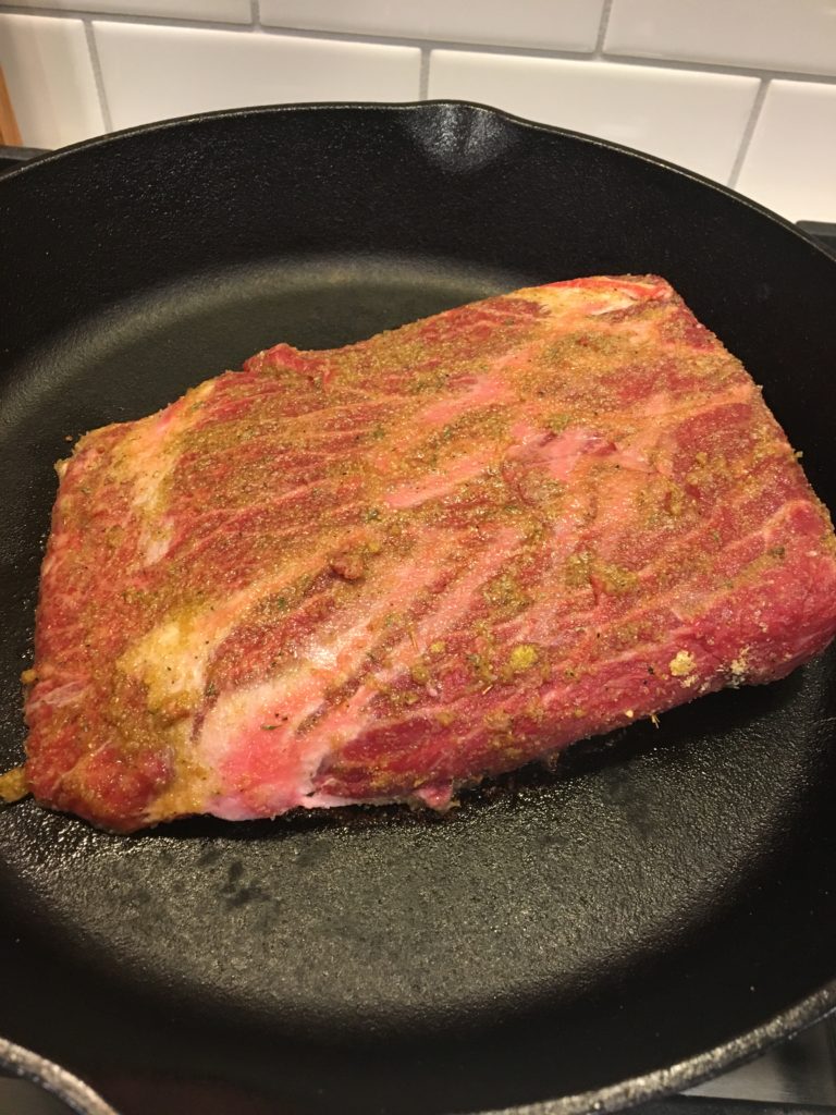 flat iron steak stove top