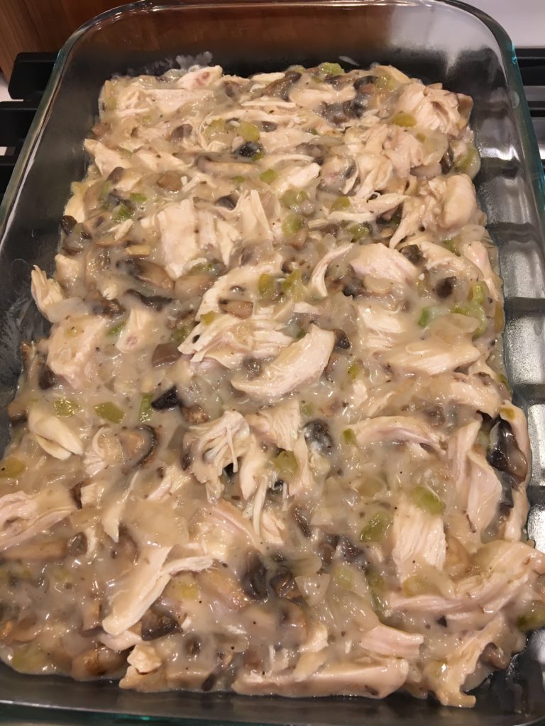 Mushroom Swiss Chicken Casserole – Bless Your Heartichoke